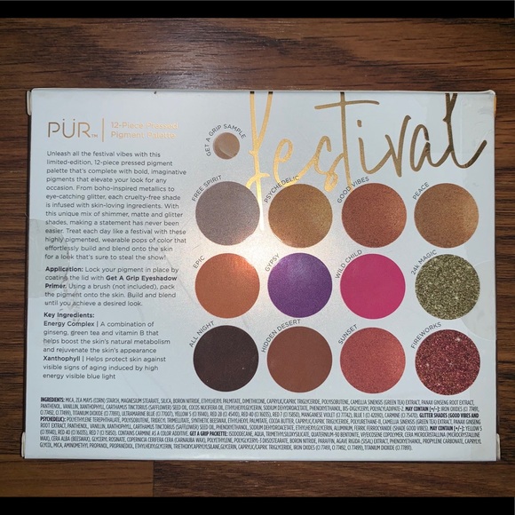 NEW Limited Addition Pur Festival Pallete - Picture 3 of 3